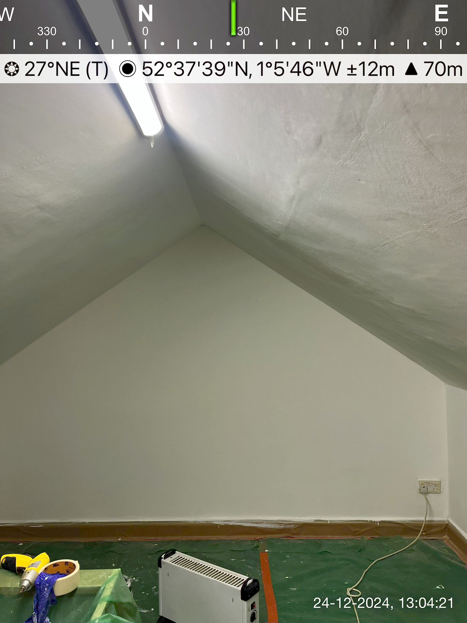 room in roof insulation project stage3